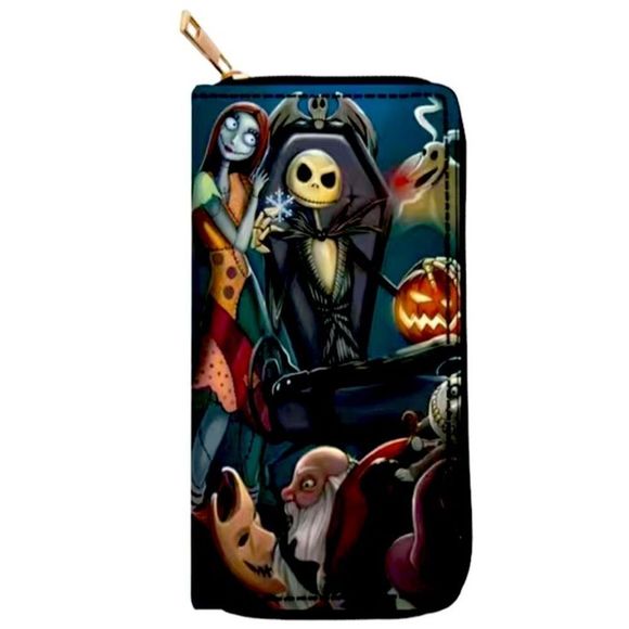 Jersey+Sash Handbags - NWT—NIGHTMARE BEFORE CHRISTMAS—WALLET—STYLE 3–UNISEX WALLET